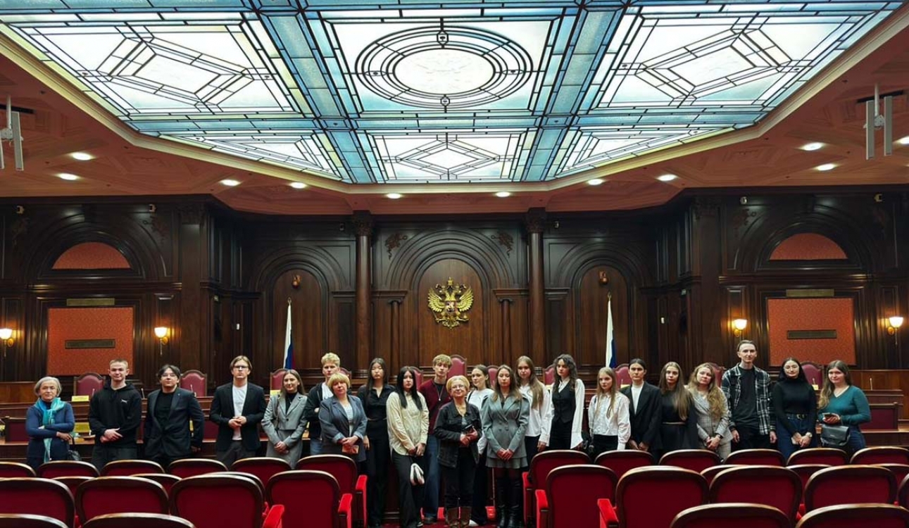 Студенты Юридического института посетили Конституционный суд РФ